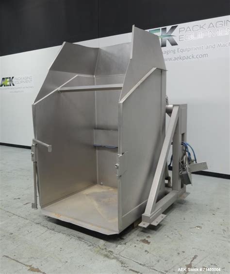 used stainless steel food service box dumpers|fpec dumpers for sale.